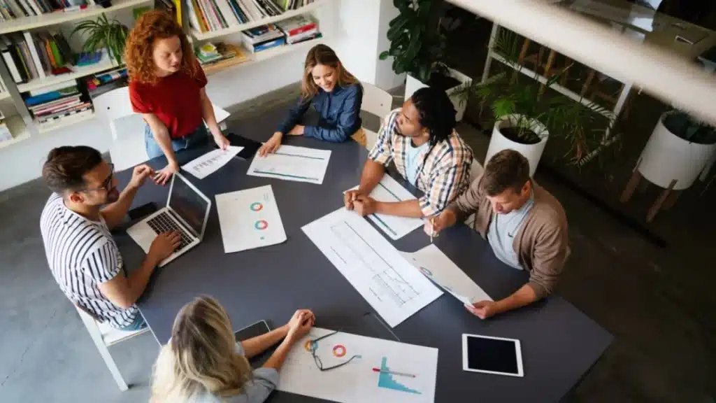 Équipe de professionnels de santé de la CPTS Centre 21 en réunion